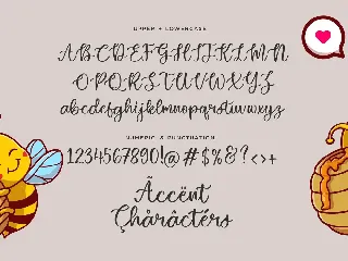 Honey Blossom Handwriting Font