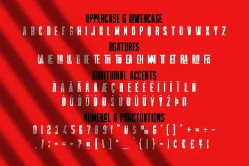 Thealiens - Ligature Condensed Sans font