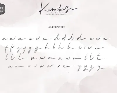 Kamikaze SVG Font