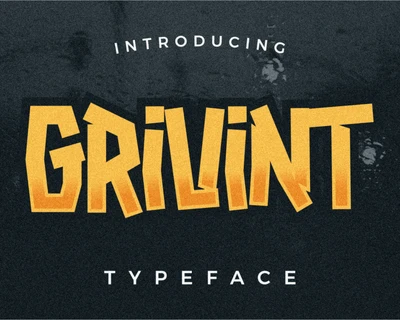 Grivint Typeface font