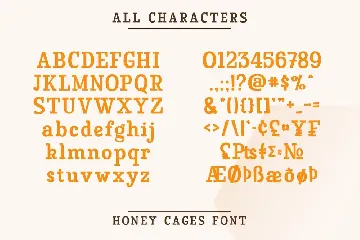 Honey Cages font