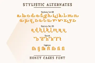 Honey Cages font