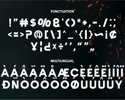 SAKEN Modern Sans Serif Typeface font
