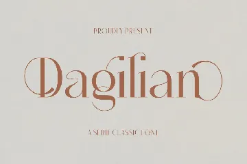 Dagilian A Serif Classic Font