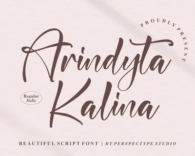 Arindyta Kalina Script Font