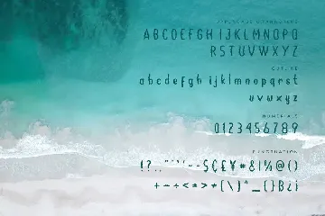 Ocean - Hand Writing Summer Font