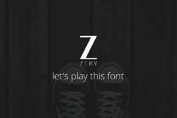 Zeky Typeface Font