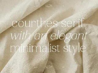 Courthes Modern Serif Font