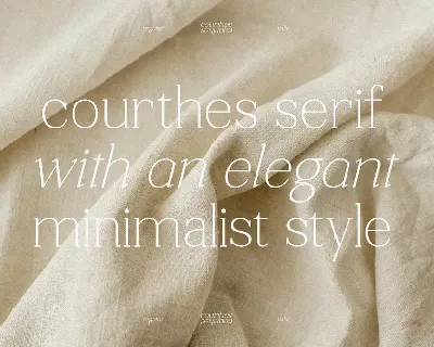 Courthes Modern Serif Font