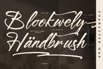 Blookwelly Handbrush Signature Script Font