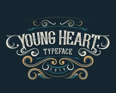 Young Heart Typeface font