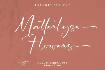 Matterlyse Flowers Script Font