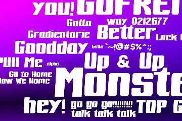 Gongster - Modern Gaming Font