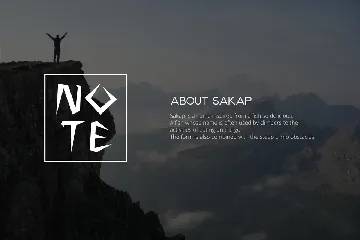 Sakap Typeface Font