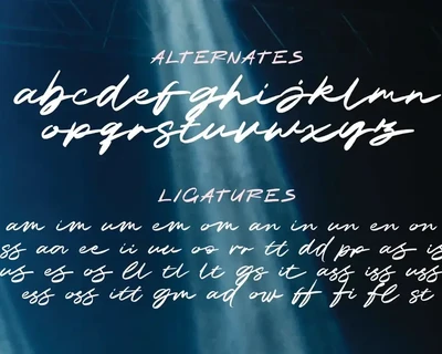 Rigmad Legacy - Handlettered Script font