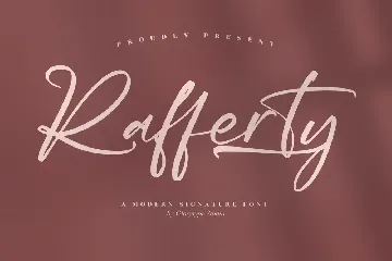 Rafferty Signature Font