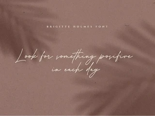 Brigitte Holmes Handwritten Font