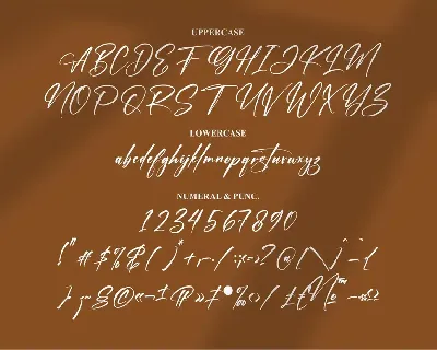 Manetains Signature Font