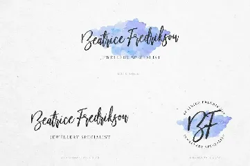 Beautiful Bloom Typeface font