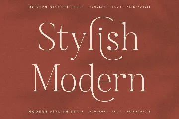 Allisa Modern Stylish Serif Font