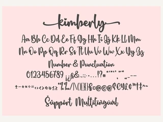 Kimberly Script Font