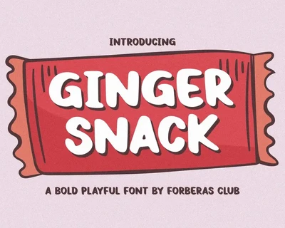 Ginger Snack font