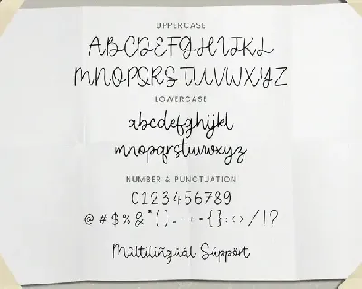 Amberstone -  Handwritten Font TT