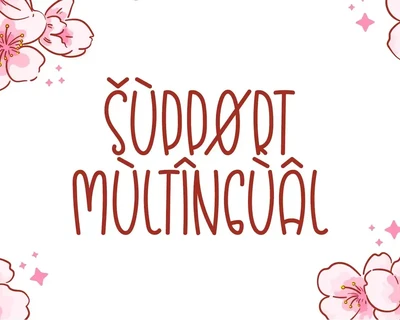Blossom - Cute Handwriting Font