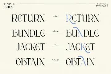 Renneal font