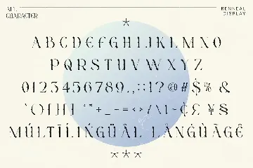 Renneal font