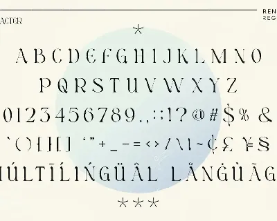 Renneal font