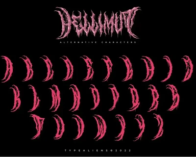 Hellimut font