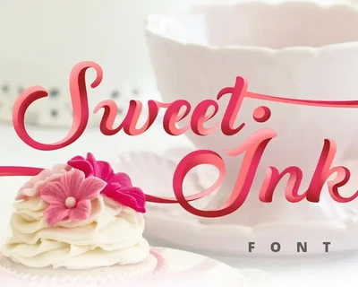 Sweet Ink Font Calligraphy