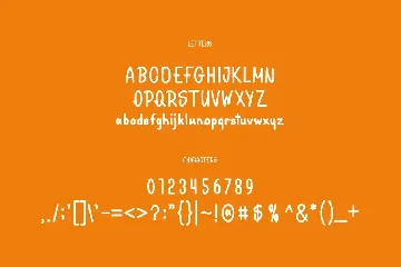 Jhumas Orange font