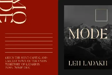 Modesfa - Modern Display Serif font