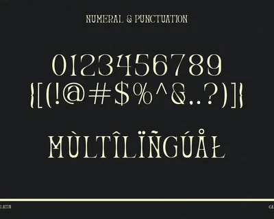 Galvous font