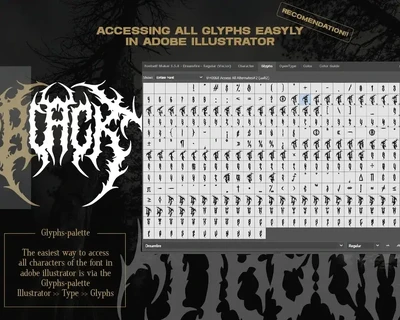 Dreamfire - Death Metal Font