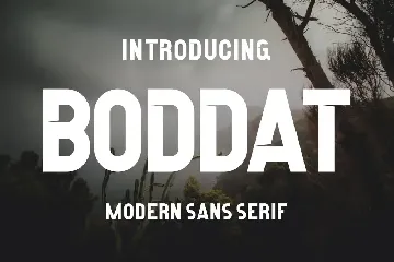 BODDAT Font