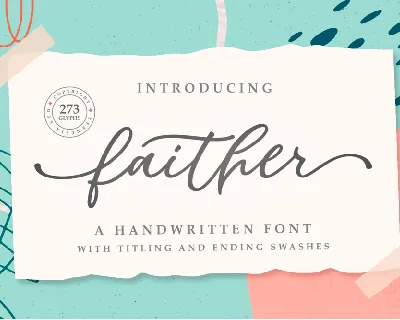 Faither font