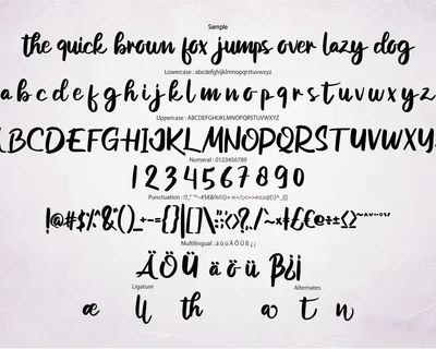 Aulabec | Modern Script Font