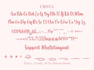 Crista Script Font