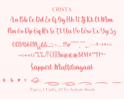 Crista Script Font