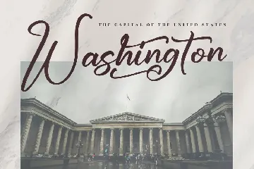 Jhoey Washington Script Font