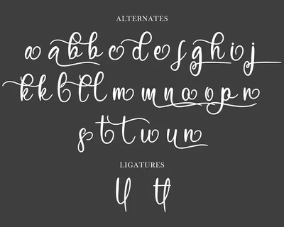 Adorable Script - Handwritten Monolline Font
