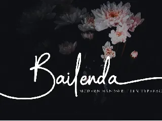 Bailenda font