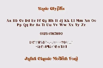 Jafira Font