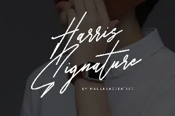 Harris Signature Typeface font