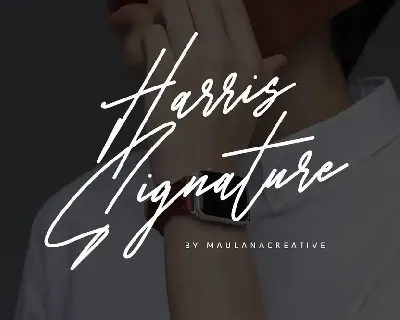 Harris Signature Typeface font