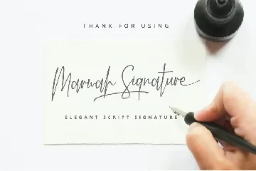 Marwah Signature font