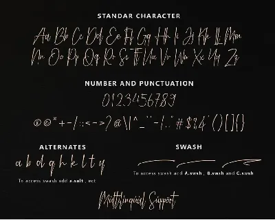 Marwah Signature font